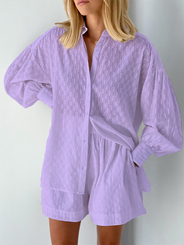 Cesca | Chic Shirt & Shorts Set ( Almost out of stock)