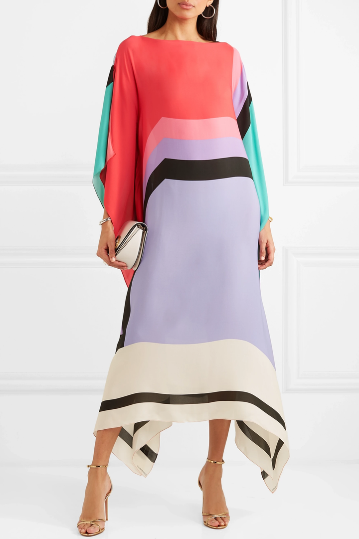 Valarie™ | Elegant Geometric Print Caftan