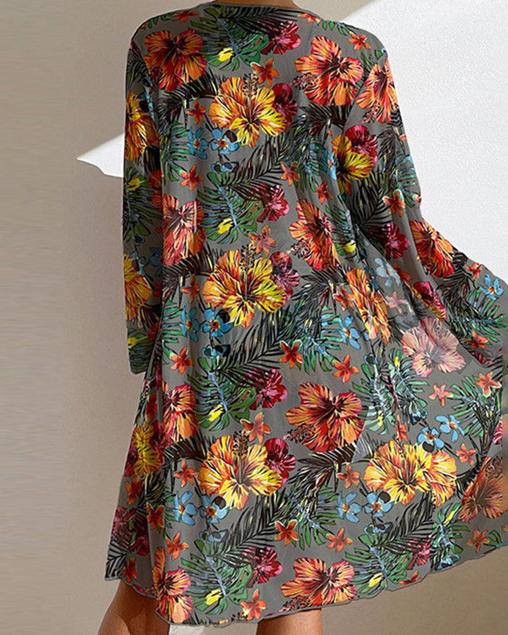 Carren - Bikini and floral skirt