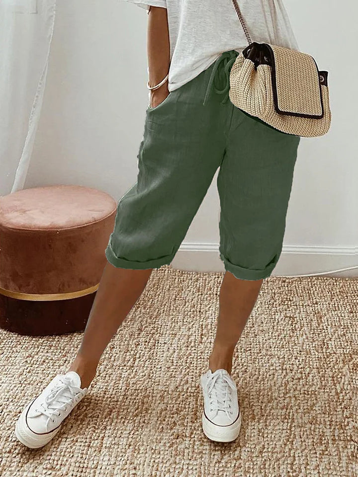 LUI – LIGHT COTTON-LINEN SHORTS
