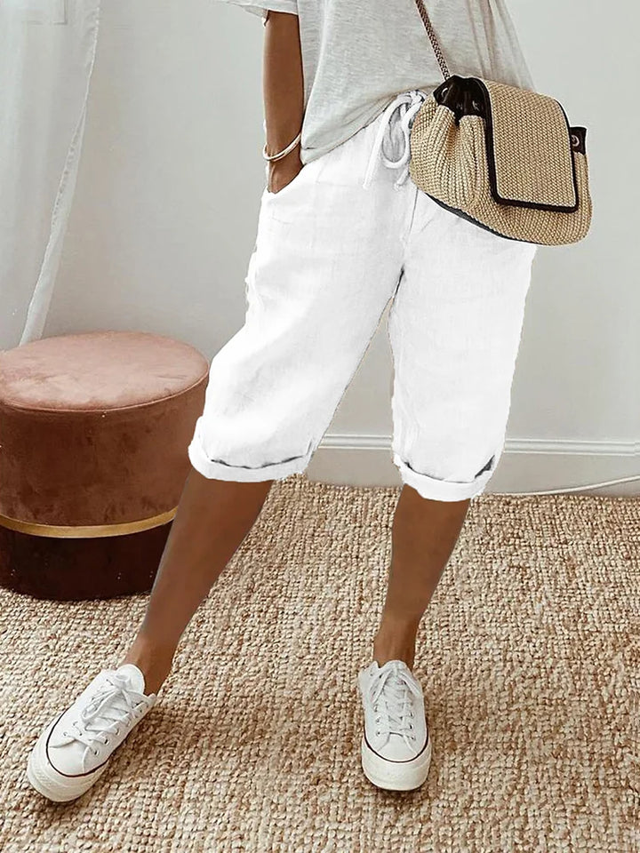 LUI – LIGHT COTTON-LINEN SHORTS