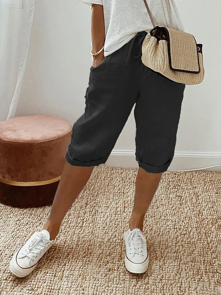 LUI – LIGHT COTTON-LINEN SHORTS