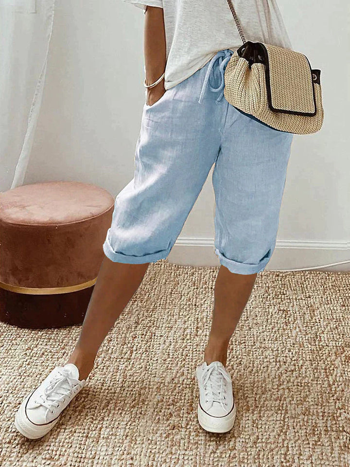 LUI – LIGHT COTTON-LINEN SHORTS