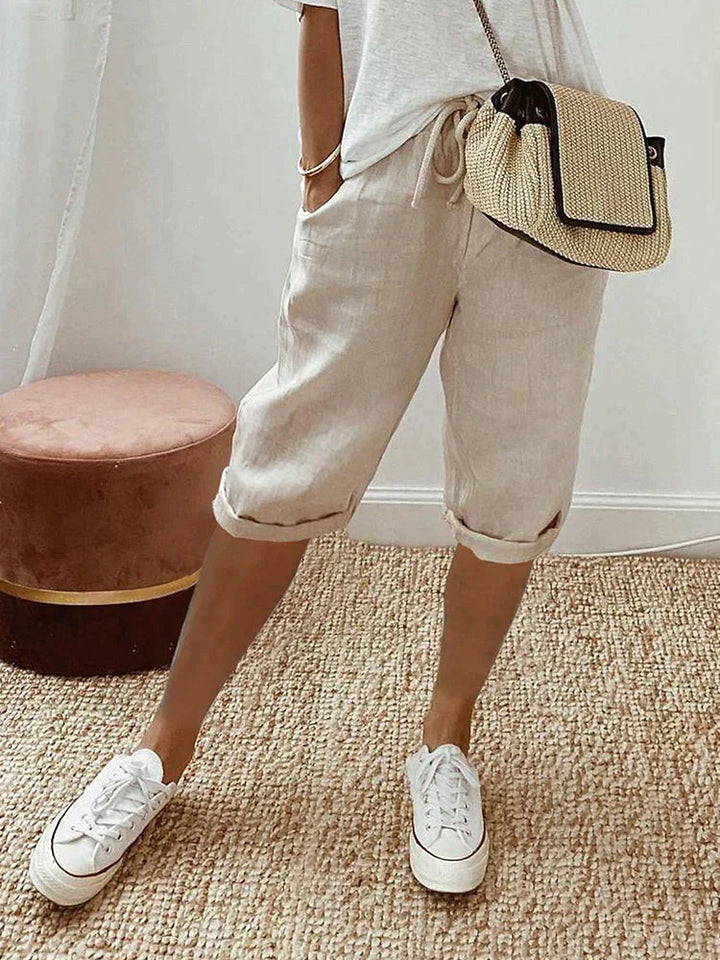 LUI – LIGHT COTTON-LINEN SHORTS